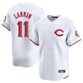 My Store C.Reds #11 Barry Larkin Player White Limited Home Stitched Jerseys