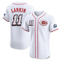 My Store C.Reds #11 Barry Larkin Player White Speedway Classic Limited Elite Home Stitched Jerseys