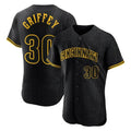 My Store C.Reds #30 Ken Griffey Player Black Snake Skin City Limited Elite Home Stitched Jerseys