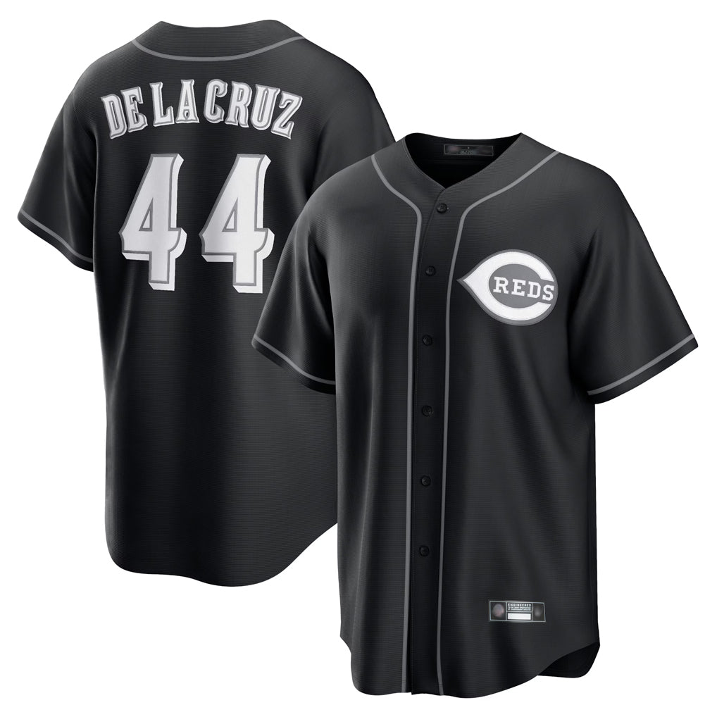 My Store C.Reds #44 Elly De La Cruz Player Black Home Game Stitched Jerseys
