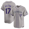 My Store  C.Rockies #17 Todd Helton Player Gray Limited Home Stitched Jerseys