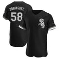 My Store C.White Sox #58 Seranthony Dom¨ªnguez Player Black Limited Elite Home Stitched Jerseys
