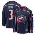 My Store CB.Jackets #3 Charlie Coyle Navy Home Breakaway Jersey