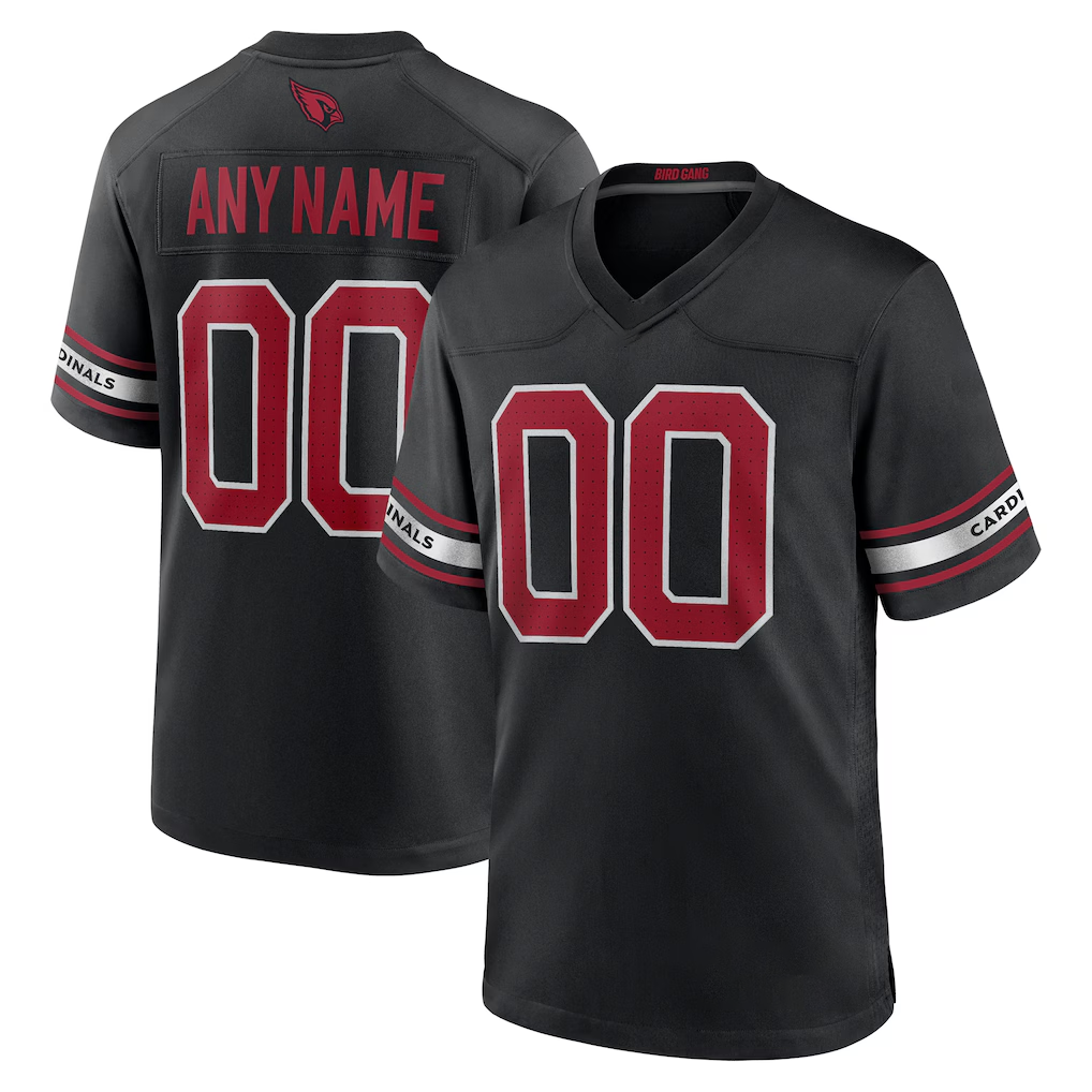 My Store Custom A.Cardinals Black Alternate Game Jersey Stitched Jerseys