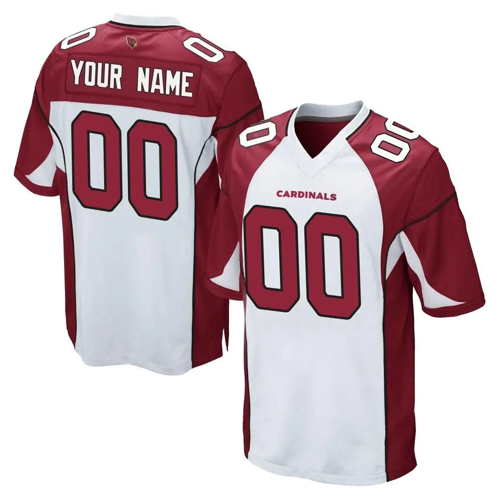 My Store Custom A.Cardinals White Red Home Game Stitched Jerseys