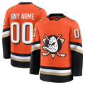 My Store Custom A.Ducks Orange Home Premium Jerseys