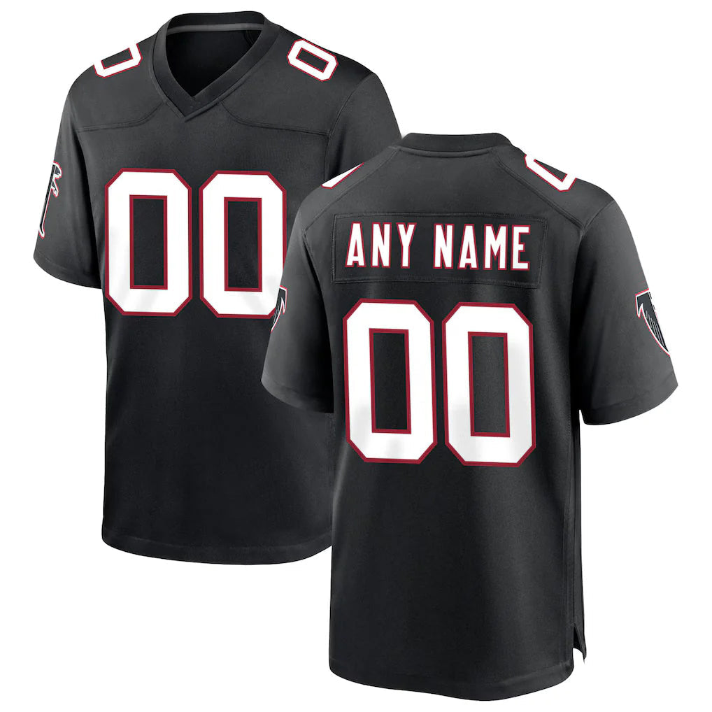 My Store Custom A.Falcons Black Throwback Limited Home Game Any Name & Numbers Stitched Jerseys