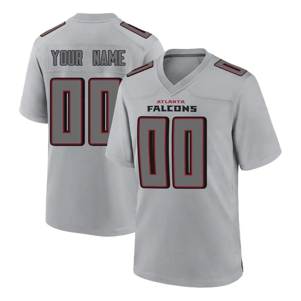 My Store Custom A.Falcons Gray Fashion Home Game Any Name & Numbers Stitched Jerseys