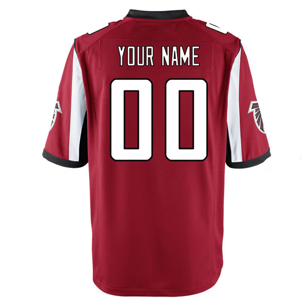 My Store Custom A.Falcons Red Home Game Any Name & Numbers Stitched Jerseys