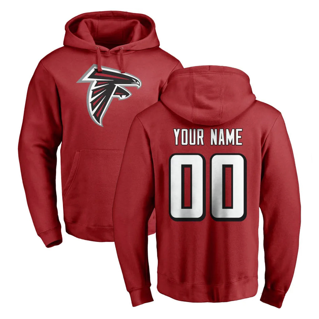 My Store Custom A.Falcons Red Limited Hoodie Any Name & Numbers Stitched Jerseys