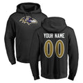 My Store Custom B.Ravens Black Pullover Hoodie Any Name & Numbers Stitched Jerseys