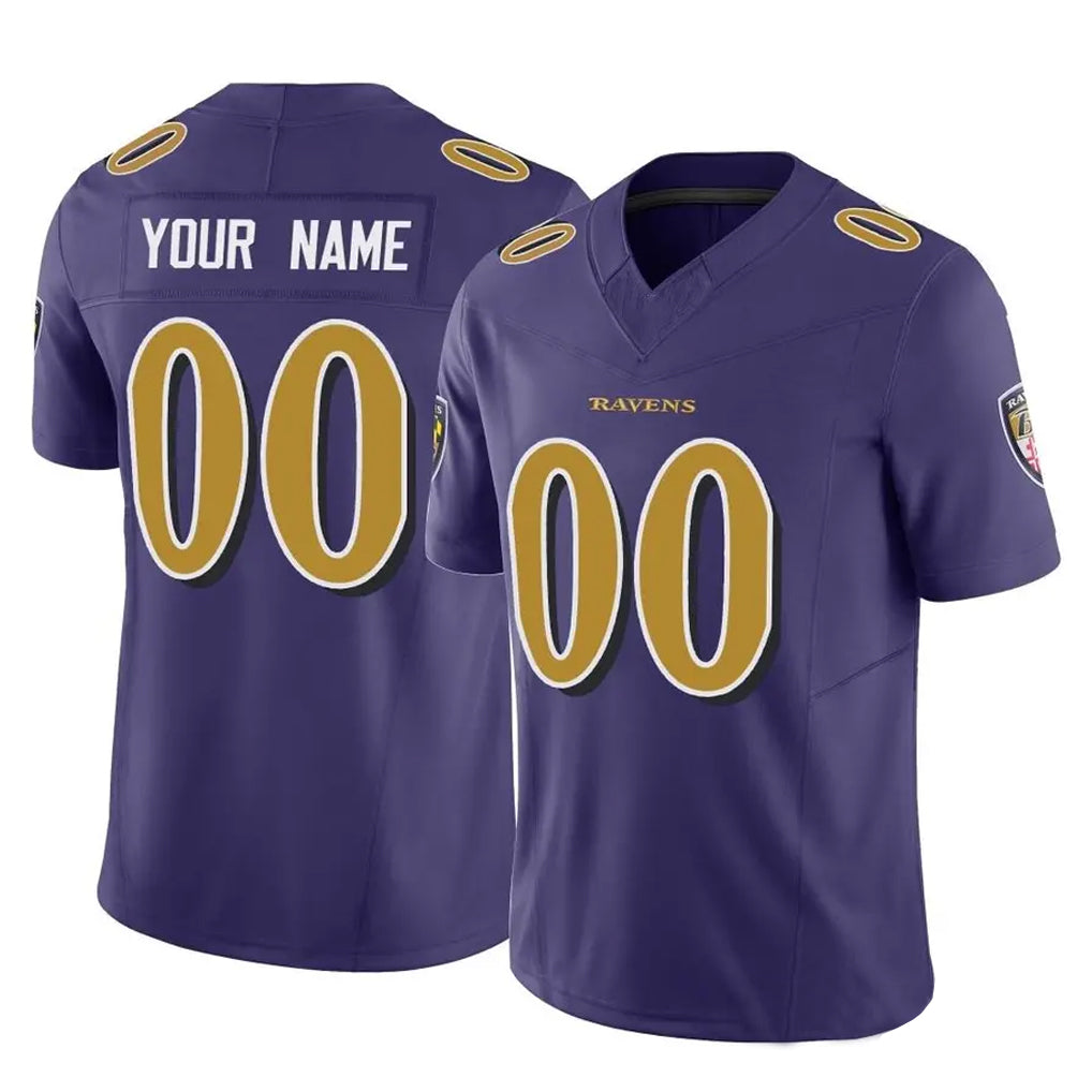 My Store Custom B.Ravens Purple Vapor F.U.S.E. Limited Game Any Name & Numbers Stitched Jerseys