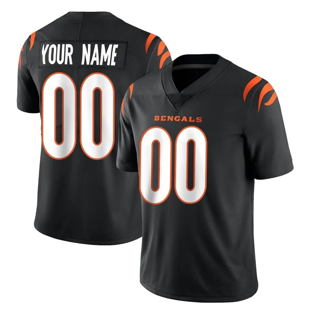 My Store Custom C.Bengals Black Vapor Untouchable Limited Home Game Any Name & Numbers Stitched Jerseys