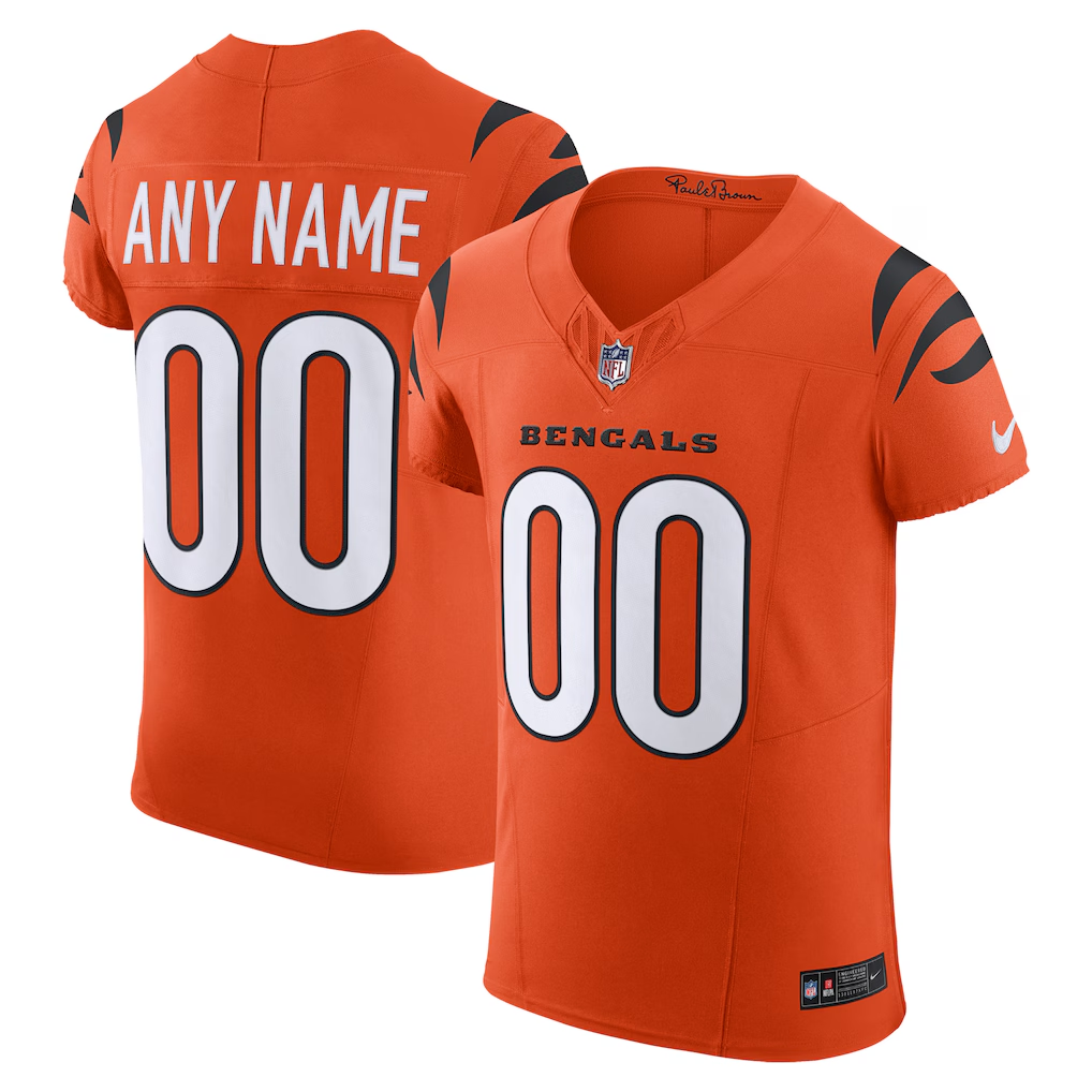 My Store Custom C.Bengals Orange Alternate Vapor F.U.S.E. Elite Stitched Jerseys