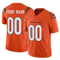 My Store Custom C.Bengals Orange Vapor F.U.S.E. Limited Home Game Any Name & Numbers Stitched Jerseys