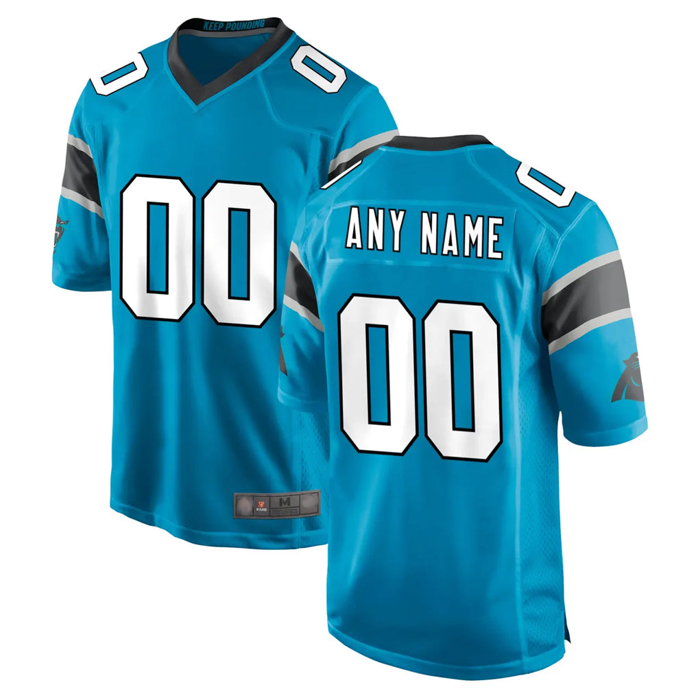 My Store Custom C.Panthers Blue Game Any Name & Numbers Stitched Jerseys