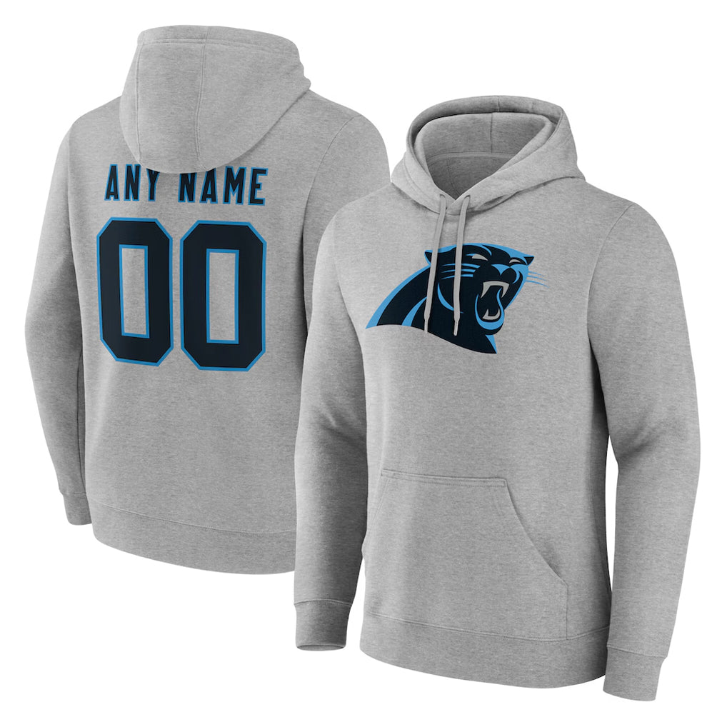 My Store Custom C.Panthers Gray Salute to Service Hoodies Any Name & Numbers Stitched Jerseys