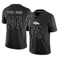 My Store Custom D.Broncos Black Reflective Limited Any Name & Numbers Stitched Jerseys