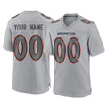 My Store Custom D.Broncos Gray Atmosphere Fashion Limited Game Any Name & Numbers Stitched Jerseys