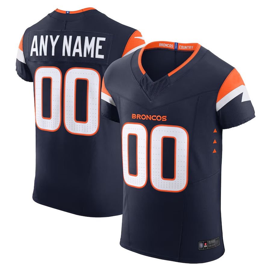 My Store Custom D.Broncos Vapor F.U.S.E. Elite Orange Football Jerseys