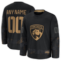 My Store Custom F.Panthers Black 2024 Military Appreciation Custom Practice Jerseys