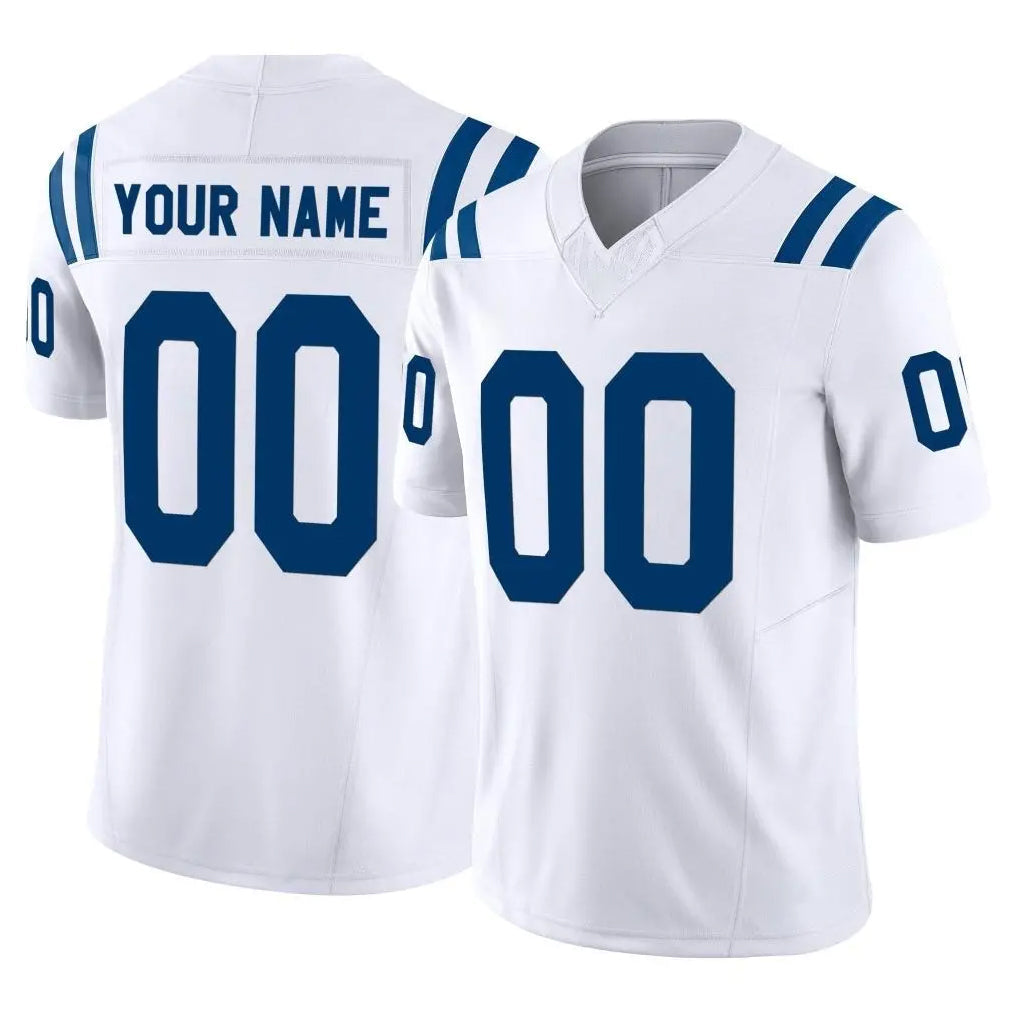 My Store Custom IN.Colts White Limited Vapor F.U.S.E. Home Game Any Name & Numbers Stitched Jerseys