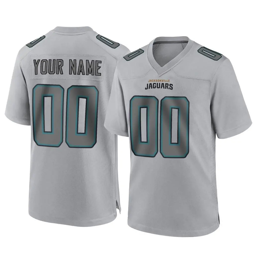 My Store Custom J.Jaguars Gray Atmosphere Fashion Home Game Any Name & Numbers Stitched Jerseys