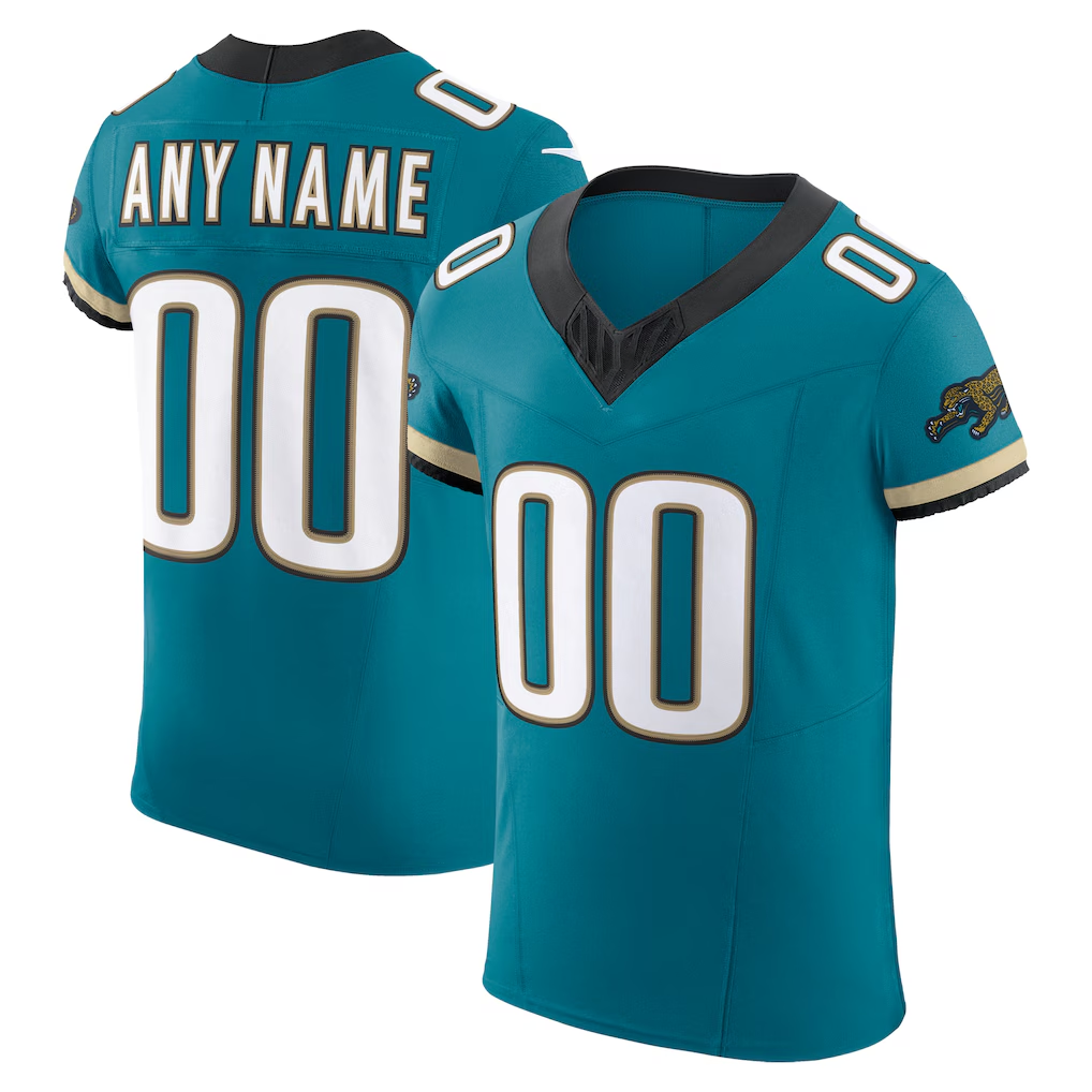 My Store Custom J.Jaguars Teal Game Stitched Jerseys