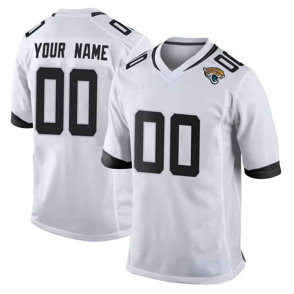 My Store Custom J.Jaguars White Home Game Any Name & Numbers Stitched Jerseys