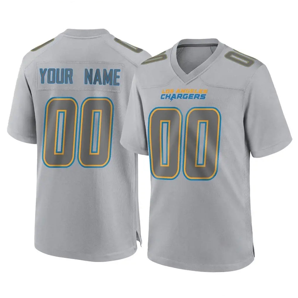 My Store Custom LA.Chargers Gray Atmosphere Fashion Limited Game Any Name & Numbers Stitched Jerseys