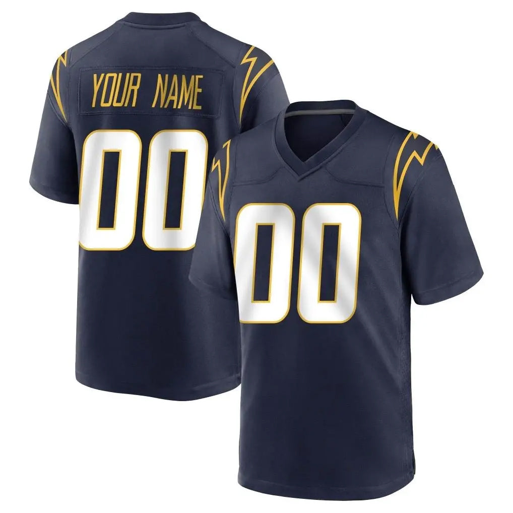 My Store Custom LA.Chargers Navy Home Game Any Name & Numbers Stitched Jerseys