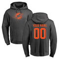 My Store Custom M.Dolphins Darkgray Pullover Hoodies Limited Any Name & Numbers Stitched Jerseys