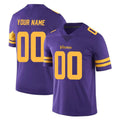 My Store Custom M.Vikings Purple Limited Color Rush Home Game Any Name & Numbers Stitched Jerseys