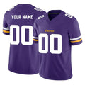 My Store Custom M.Vikings Purple Limited Vapor F.U.S.E. Home Game Any Name & Numbers Stitched Jerseys