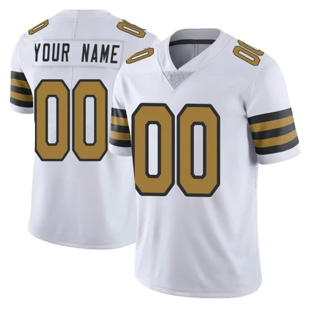 My Store Custom NO.Saints White Limited Color Rush Home Game Any Name & Numbers Stitched Jerseys