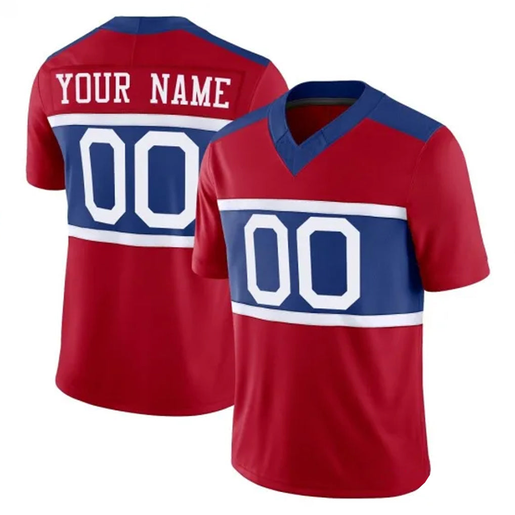 My Store Custom NY.Giants Red Century Vapor F.U.S.E. Home Game Any Name & Numbers Stitched Jerseys