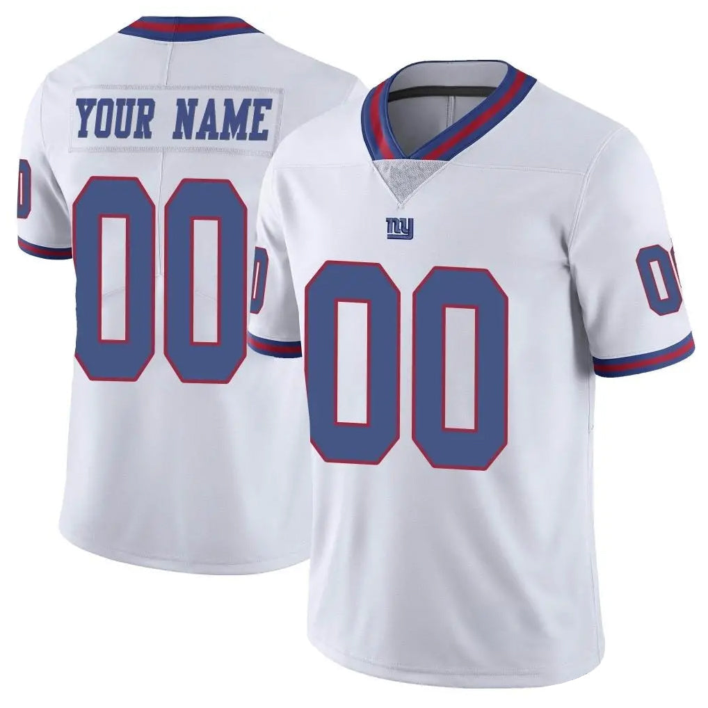 My Store Custom NY.Giants White Color Rush Home Game Any Name & Numbers Stitched Jerseys