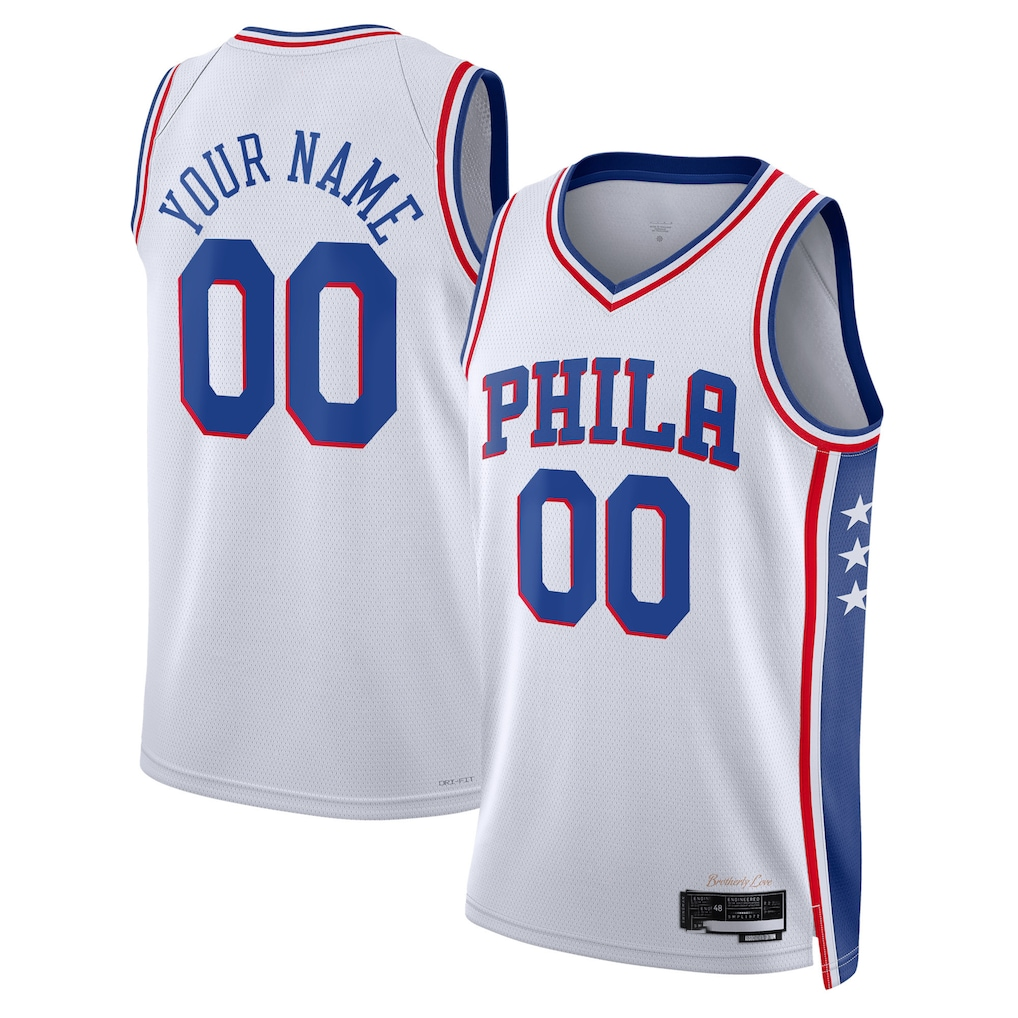 My Store Custom P.76ers White 202223 Swingman Jerseys - Association Edition