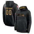 My Store Custom S.Seahawks Black Salute to Service Hoodies Limited Game Any Name & Numbers Stitched Jerseys