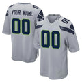 My Store Custom S.Seahawks Gray Home Game Any Name & Numbers Stitched Jerseys