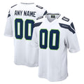 My Store Custom S.Seahawks White Home Game Any Name & Numbers Stitched Jerseys