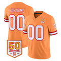 My Store Custom TB.Buccaneers 76' Orange 50th Season Vapor Limited Home Game Any Name & Numbers Stitched Jerseys