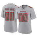 My Store Custom TB.Buccaneers Gray Atmosphere Fashion Home Game Any Name & Numbers Stitched Jerseys