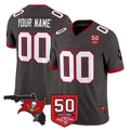 My Store Custom TB.Buccaneers Pewter Limited 2026 Season Vapor F.U.S.E. Home Game Any Name & Numbers Stitched Jerseys