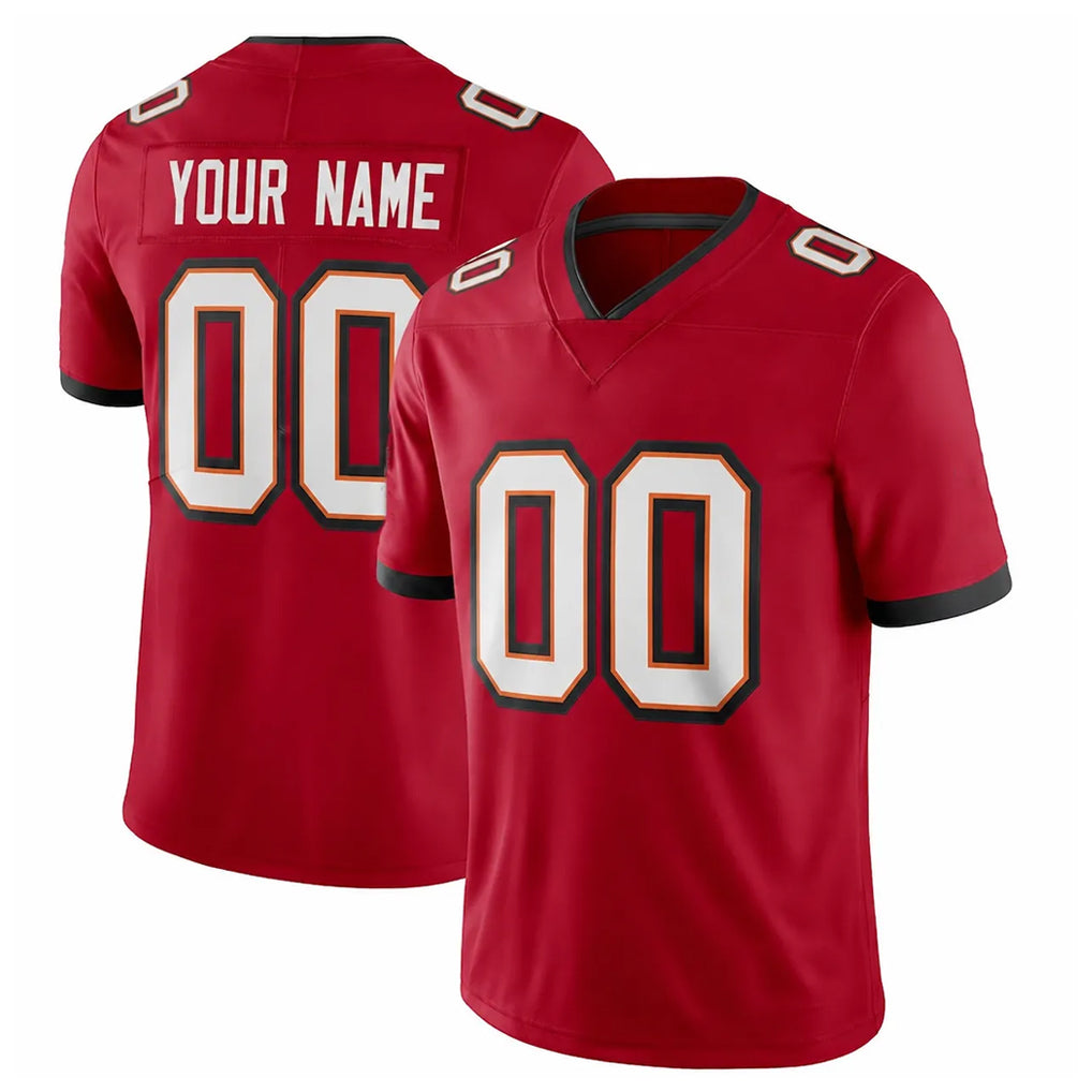 My Store Custom TB.Buccaneers Red Limited Vapor F.U.S.E. Home Game Any Name & Numbers Stitched Jerseys