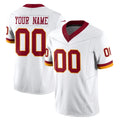 My Store Custom W.Commanders White Limited Vapor F.U.S.E. Home Game Any Name & Numbers Stitched Jerseys