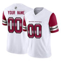 My Store Custom W.Commanders White Vapor F.U.S.E. Limited Home Game Any Name & Numbers Stitched Jerseys