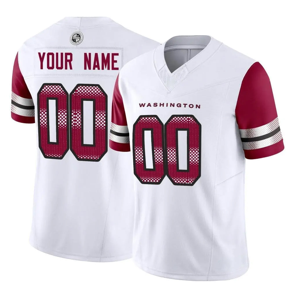 My Store Custom W.Commanders White Vapor F.U.S.E. Limited Home Game Any Name & Numbers Stitched Jerseys
