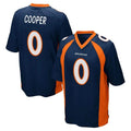 My Store D.Broncos #0 Jonathon Cooper Player Navy Game Stitched Jerseys