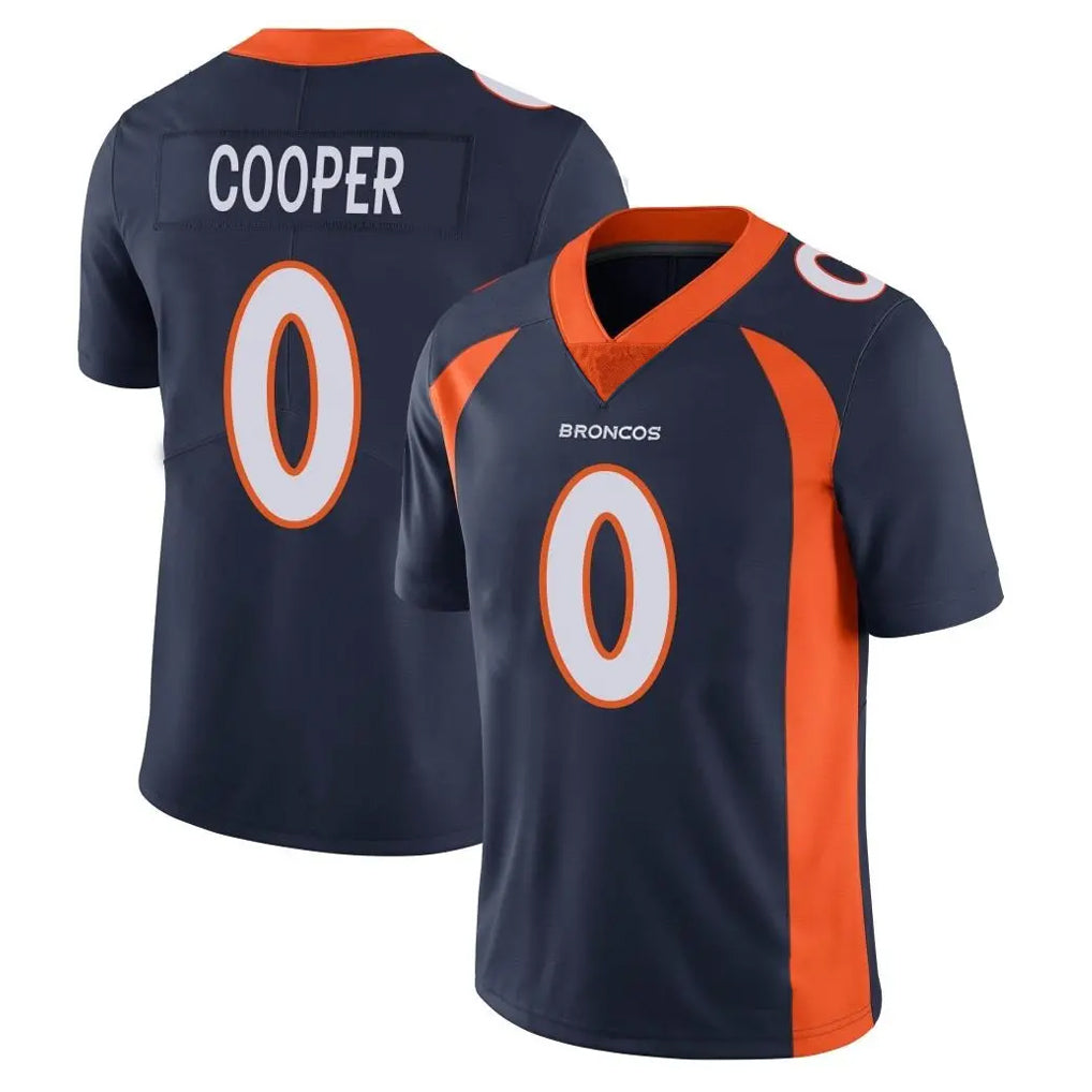 My Store D.Broncos #0 Jonathon Cooper Player Navy Vapor Untouchable Limited Game Stitched Jerseys